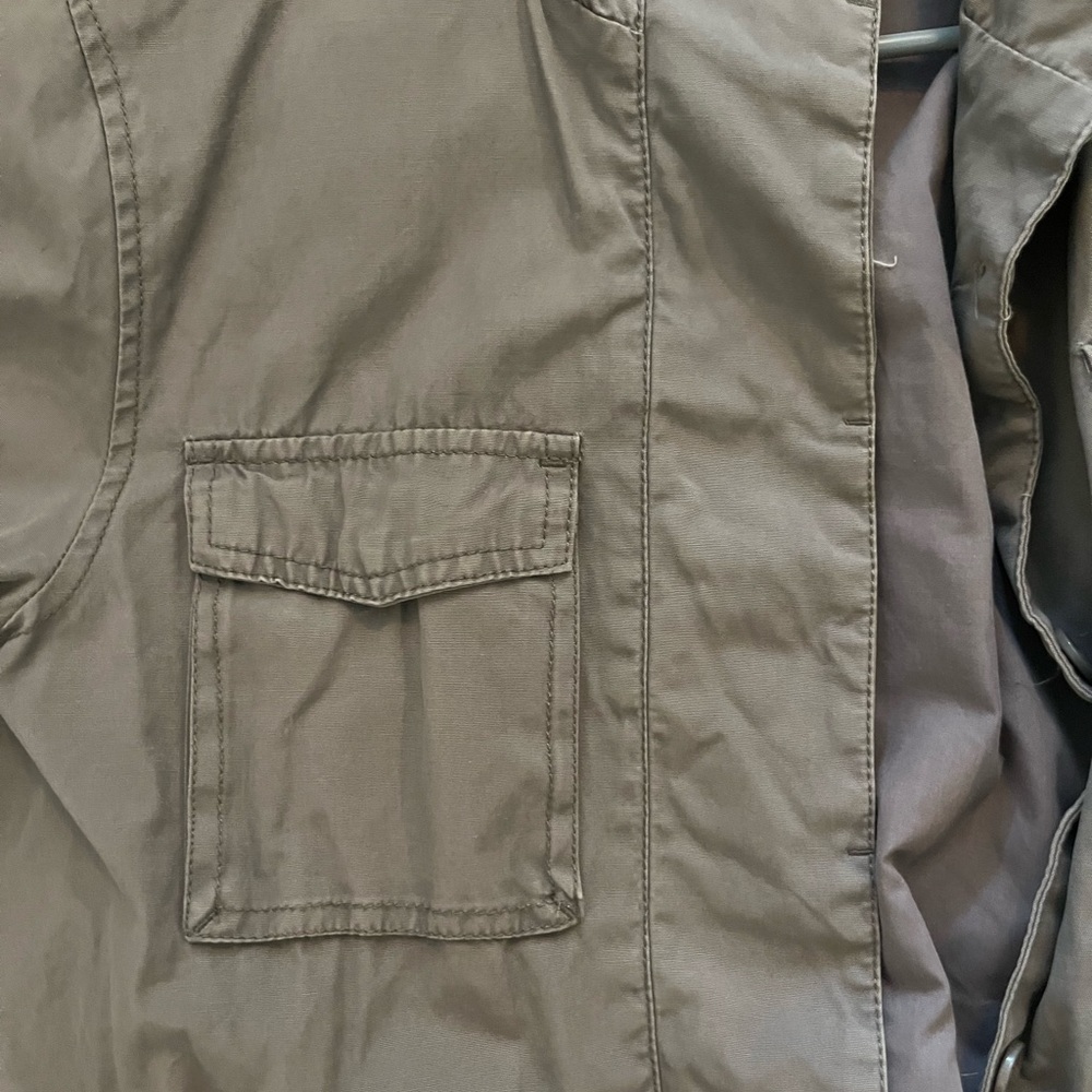 Tan Oversized Utility Jacket - Picture 9 of 9